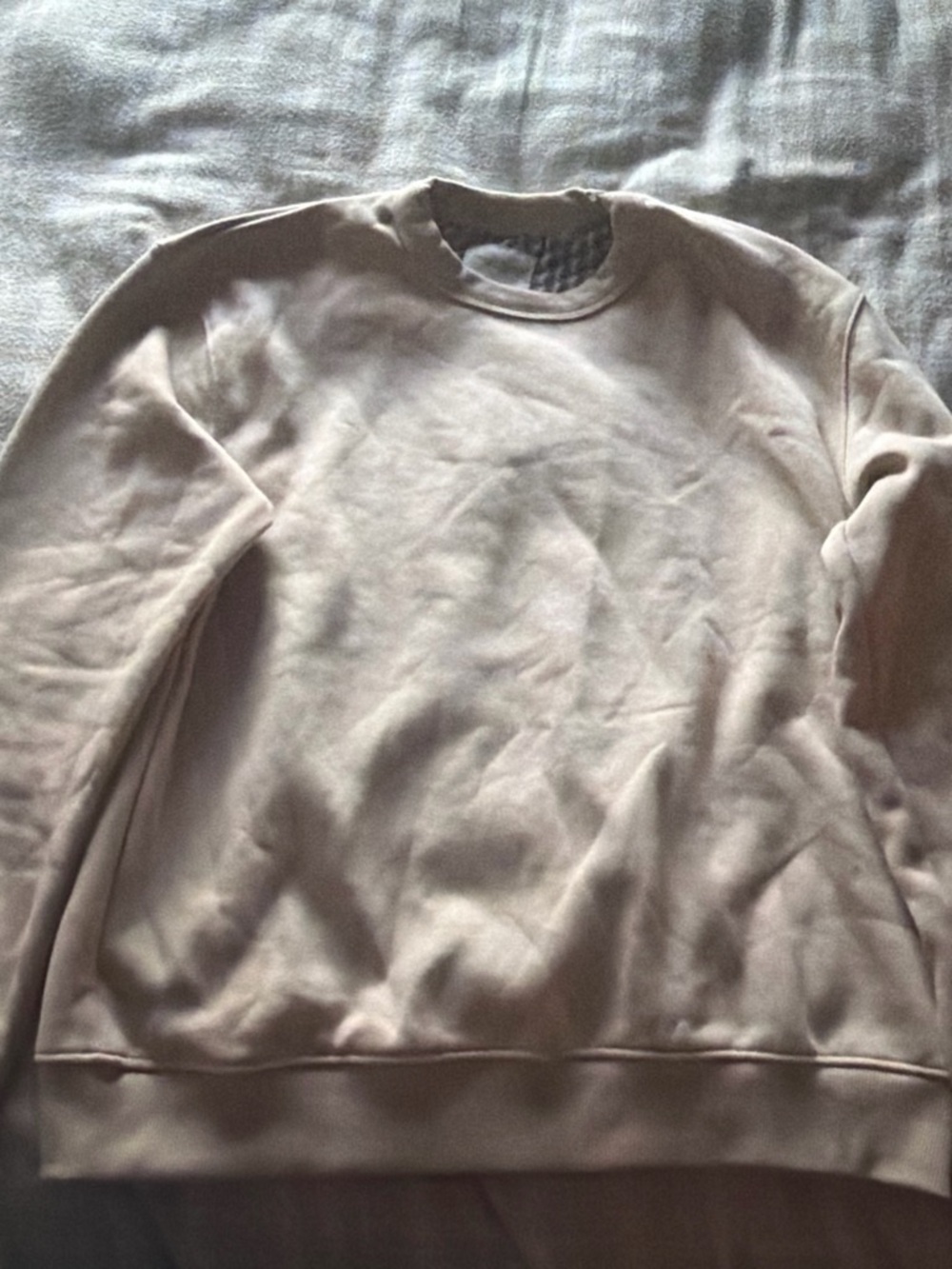 Denim & Flower Men's Crewneck Sweatshirt - Light Beige